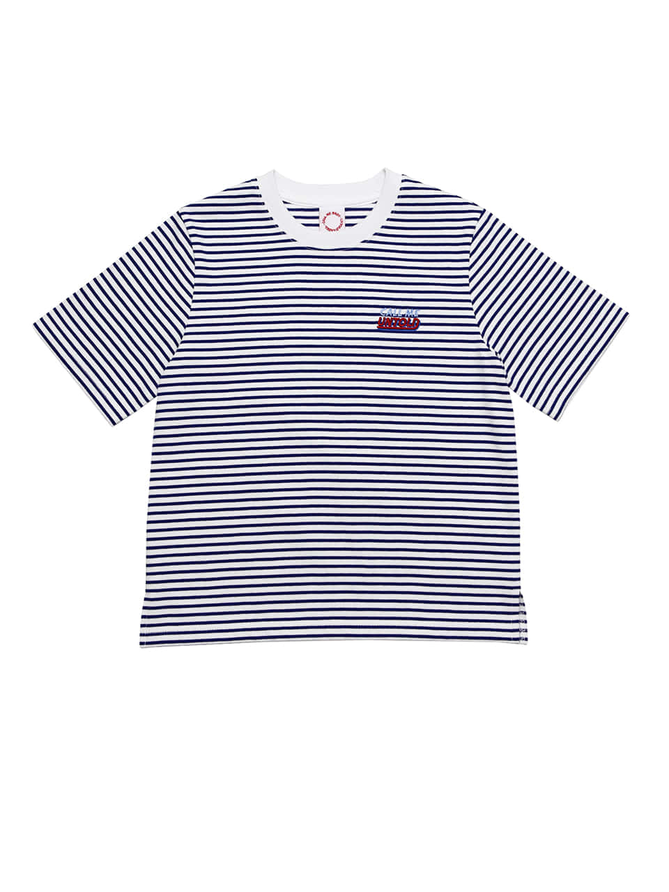 [with Call Me Baby] STRIPE T-SHIRT - BLUE